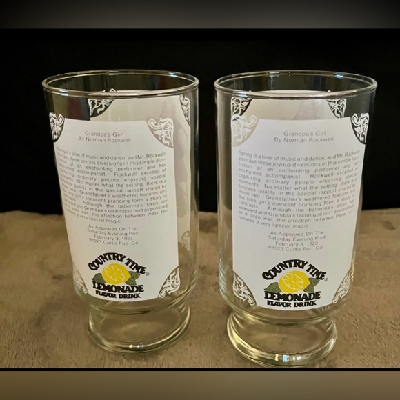 VINTAGE NORMAN ROCKWELL GLASSES - Picture 2 of 8